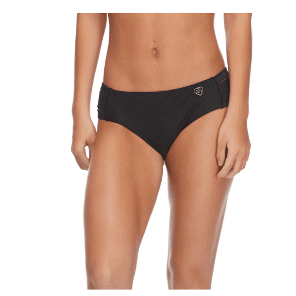 Body Glove Smoothies Nuevo Contempo High Rise Bikini Bottom Black Size XS